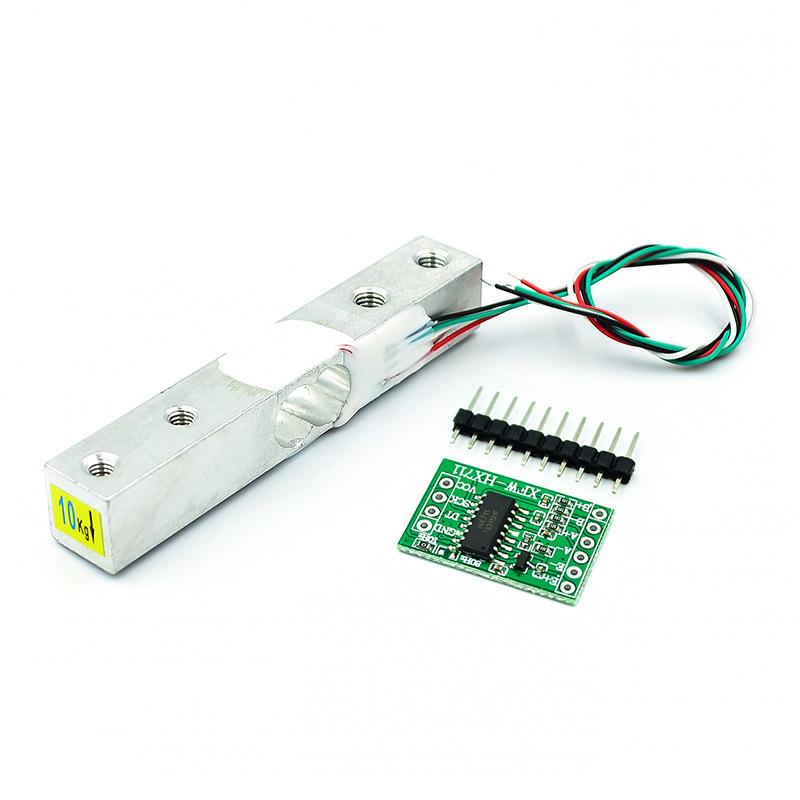 Small Weighing Pressure Sensor with HX711 AD Module - Available in 1kg, 5kg, 10kg Options
