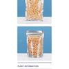 100 Transparent Aluminum Foil Self-Sealing Bags, Food-Grade Storage Bags, Reusable Packaging Bags, with Customizable Logo