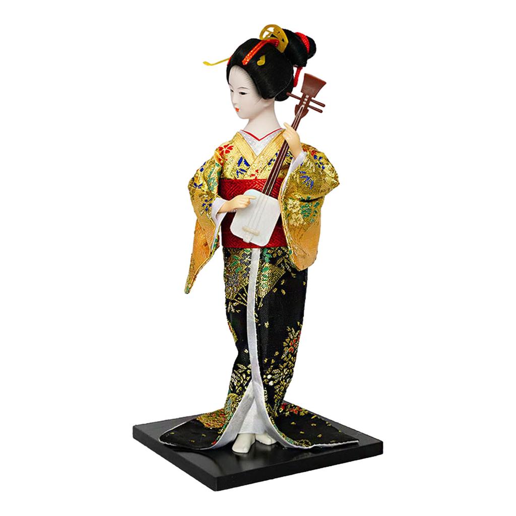 Japanische Kimono-Geisha-Puppe, Deko-Statue, Geburtstags-/Schlafzimmer-Sammelfigur, Heimgeschäft, Büro, Schlafzimmer, Tischdekoration