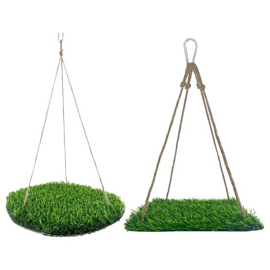 Reptile Hammock with Adjustable Rope Artificial Hanging Bed Small Pet Swing Mat