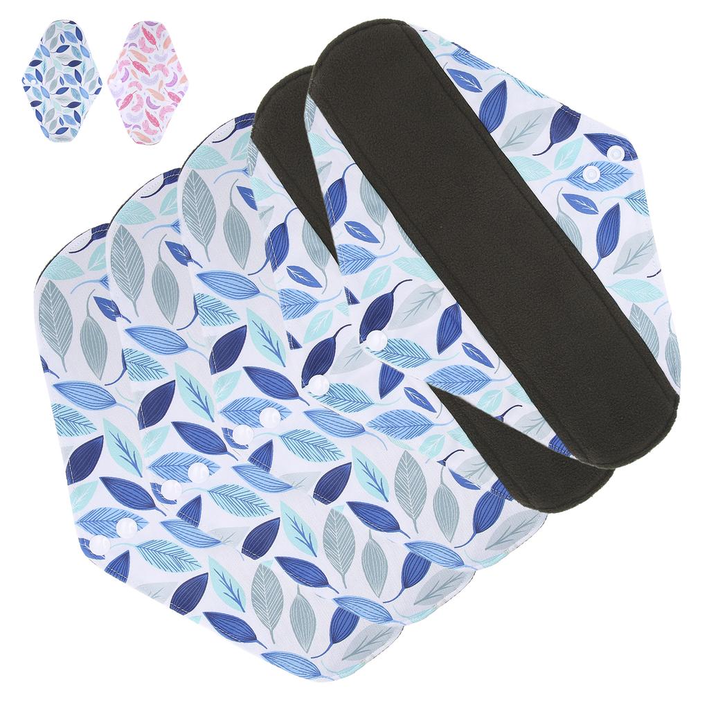 5Pcs Reusable Sanitary Napkins Good Water Absorption Washable Recyclable Women\'s Daily Necessities f