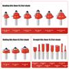 35-Piece Set Of 8-Handle Woodworking Milling Cutter Set, Trimmer Woodworking Milling Cutter, Cutter Head Set With Complete Specifications