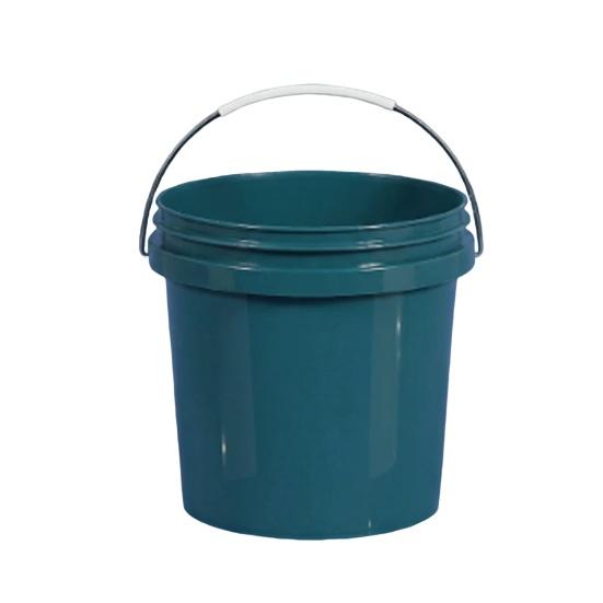 Secchio Multiuso Robusto Secchio Rotondo in Plastica con Manico Comodo, Contenitore Multiuso Impilabile per Interni ed Esterni, Contenitore per Liquidi per