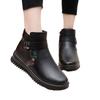 Neue verdickte Baumwollschuhe mit weichen Sohlen und rutschfesten Lederstiefeln für die Mittelalten und älteren Menschen