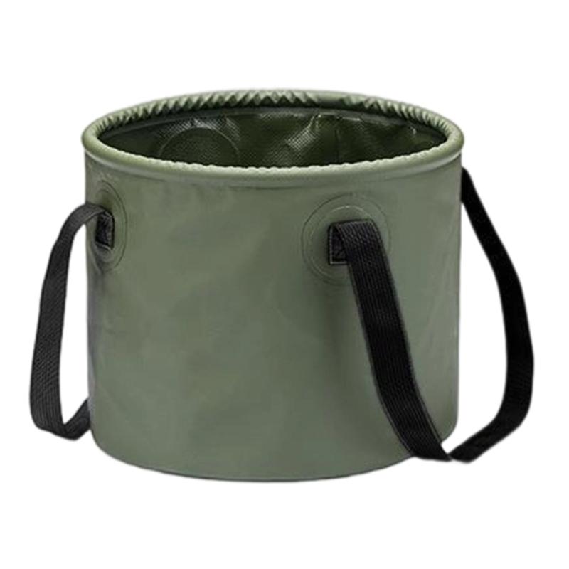 Heavy Type Folding Water Bucket Portables Outdoor Bucket Durability Water Bucket For Family Trip And Fishing