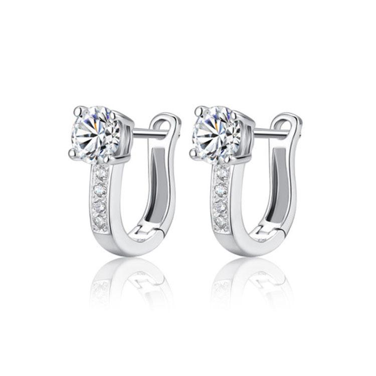 

Корейская версия модной гонконгской звезды с серьгами-кольцами с одинарной застежкой для ушей, женские украшения