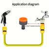 6/10-Piece Hose Quick Connector Kit | 3/4" & 1/2" | Threaded Faucet Adapters | Car Wash & Garden Watering