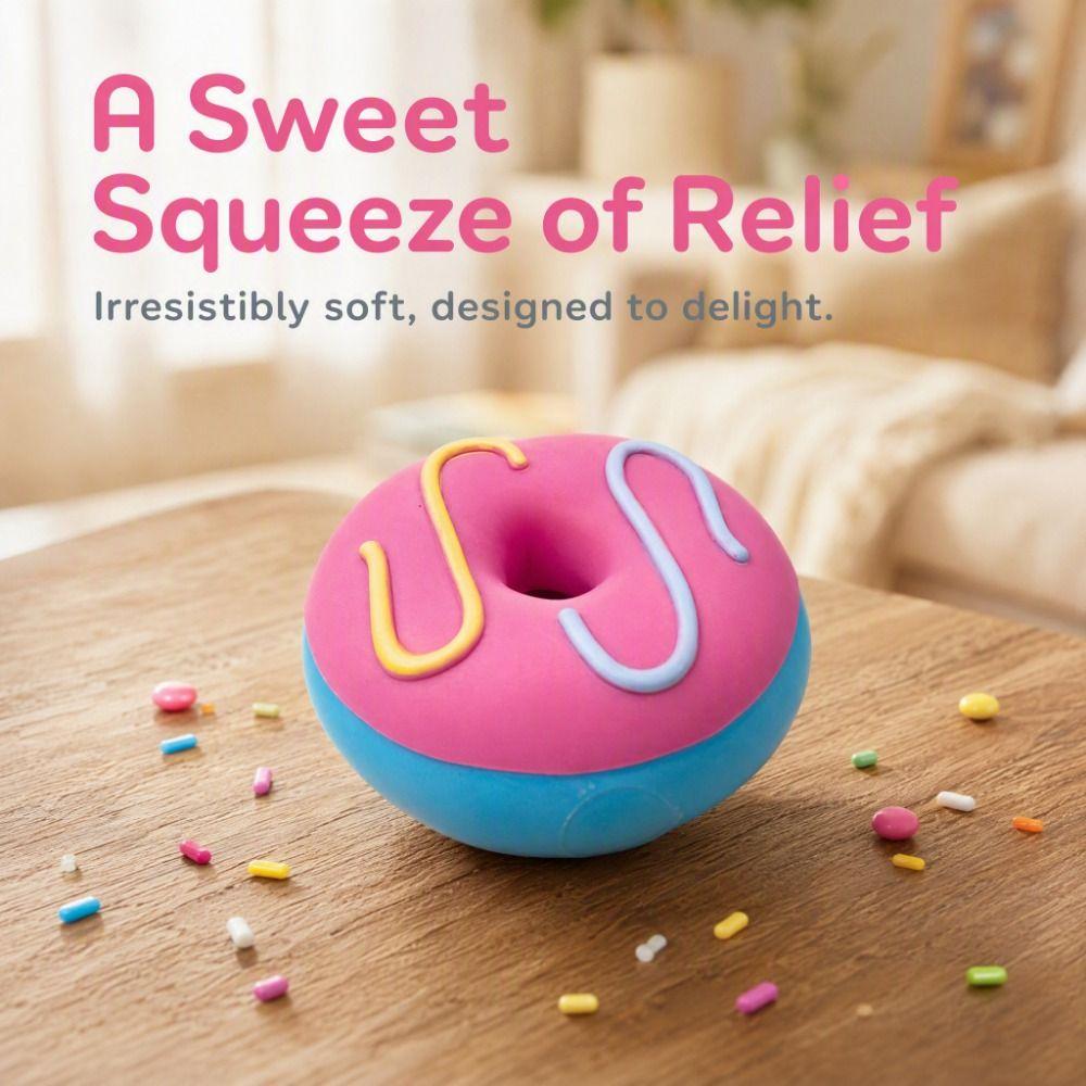Soft TPR Donut Squeeze Toy Donut Shape Donut Squishy Pinch Le  Home Relaxation