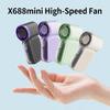 Mini Handheld Fan - Portable Turbo Fan With 100 Wind Speed, 3000Mah & Type-C, - Cooling Blower,Travel,R Cooling Device