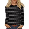 Women's Daily Casual Long-sleeved Printed O-neck Top