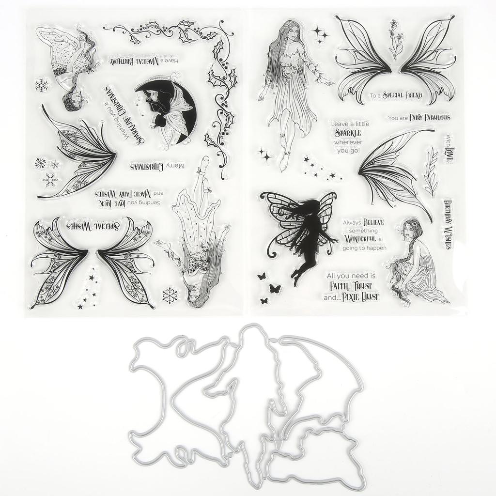 Transparente Stempel DIY Handkonto Scrapbook Klare Transparente Stempel Gummi Stempel Set Dekoration