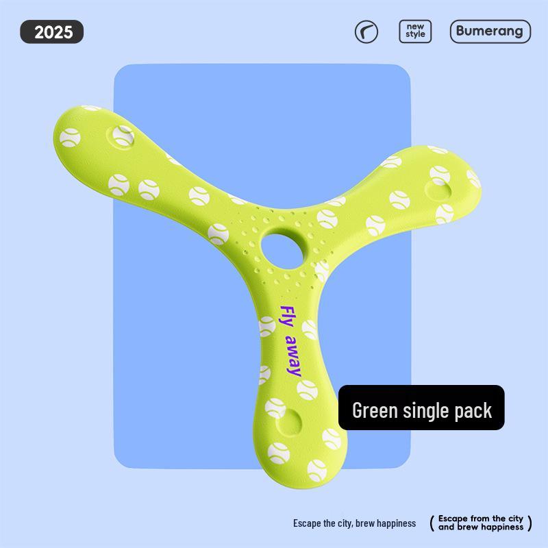 

Детский мягкий трехлопастной бумеранг фрисби - Интерактивная игрушка для спорта и развлечений на открытом воздухе