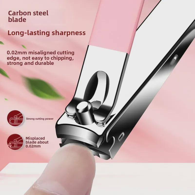 Advanced Anti-Splash Manicure Set with Nail Clippers & Dead Skin Fork