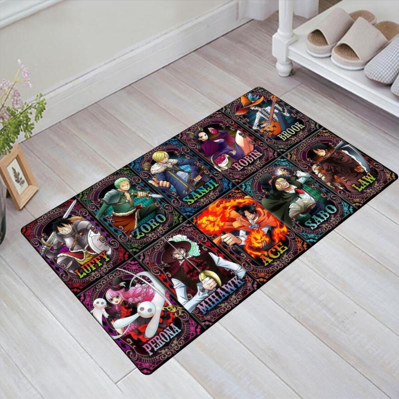 Anime One-Piece Adventure Carpet Rug for Living Room Bedroom Home Sofa Decoration,Kids play Non-slip Floor Mat