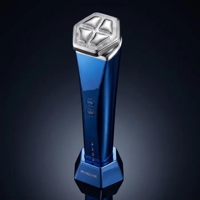 Pearl Care Deep Blue High-Frequency Beauty Device Facial Massager Hot & Cold Cooling Galvanic