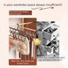 Wall Mounted Wooden Sling Hanger 360 Degrees Rotating Large Capacity Camisole Clothes Hanger with 18 Hooks Space Saving