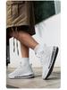 Men's Breathable Coconut Shoes: Large Size, Air Cushion, Shock Absorption, Trendy Running Sneakers.