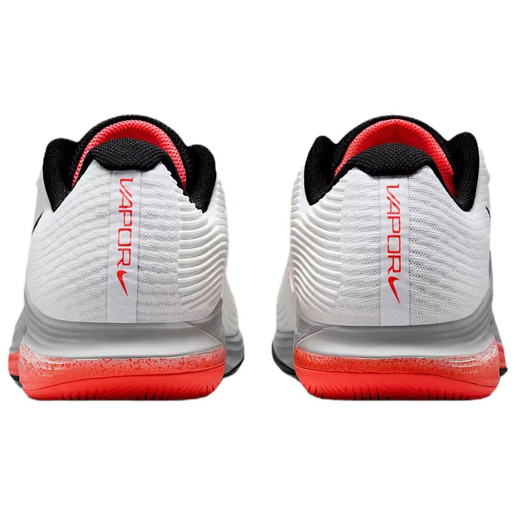 Nike Vapor 12 White/Wolf Grey/Hot Lava Men Sneakers Black IB2534-100