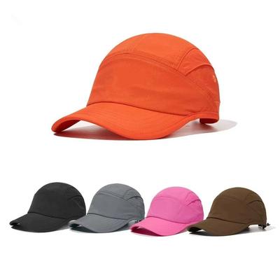 Waterproof Baseball Cap Drawstring Elastic Quick-dry Hat Spring Summer 5-Panel Cap  Snap Back