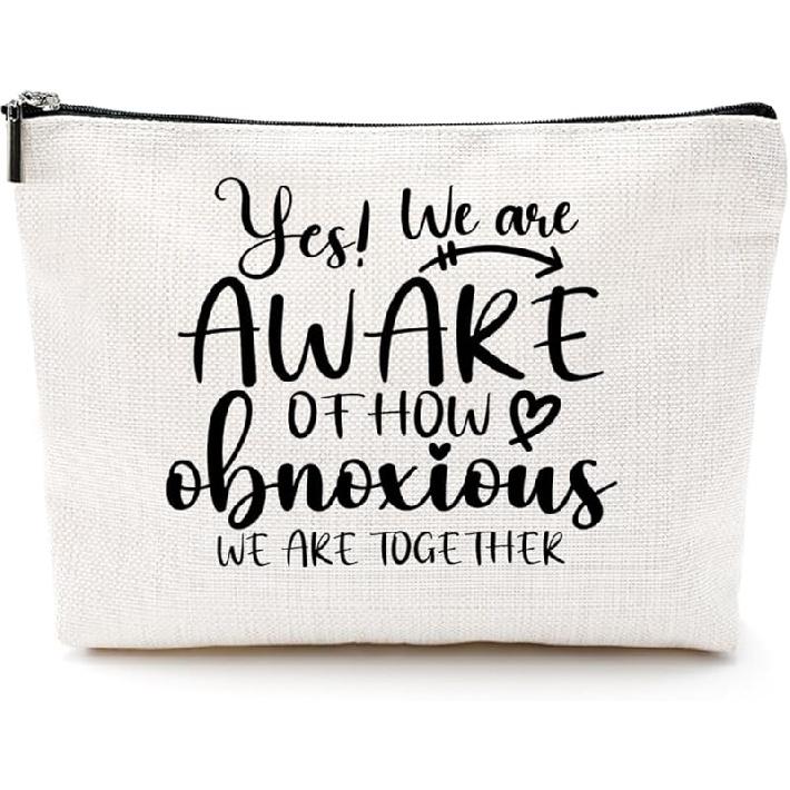3Pcs Girls Trip Gifts Girls Weekend 2025 Makeup Bag Sisters Trip Gifts Favors Summer Gifts Cosmetic Bag Toiletry Bag Zipper Pouch Weekender Bags for