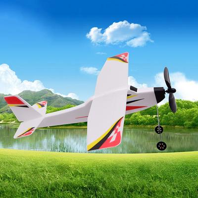 DIY Hand-Throw Rubber Band Powered Foam Airplane Model Flying Glider Toy For Students