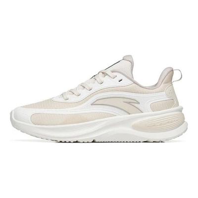 Comfortable Shock Absorbing Wear Resistant Breathable Low Top Running Shoes Women Sneakers White Gray 122245571-2
