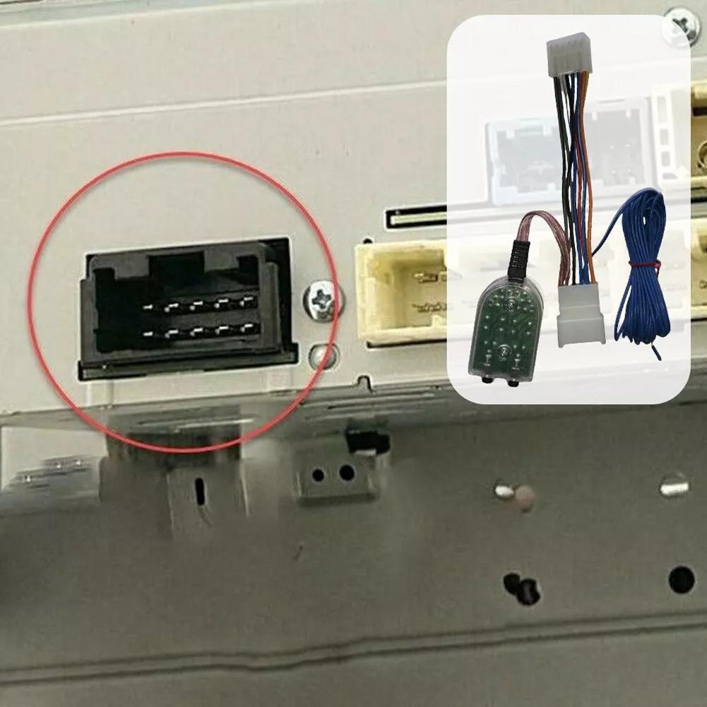 1Set Car For Toyota Add Radio Stereo Subwoofer Harness Plug And Play Wire Adapter 12V Easy-Installation Line Out Converter