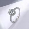Copper Ring Zircon Shining For Women Cassic Wedding Jewelry Engagement Bands Fine Fashion Gift Party High Quality