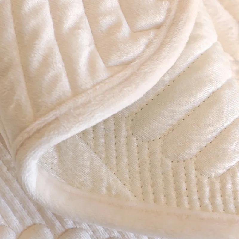 1PC Soft Velvet Sofa Mat Cover Solid Color Four Seasons Universal Sofa Towel Non-slip Anti-dirt Couch Slipcover for Living Room