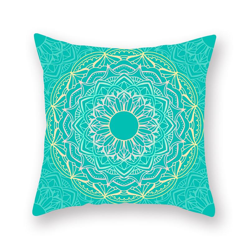 Ethnic Style Pillow Case Mandala Interior Home Decoration Cushion Bed and Breakfast Retro Atmosphere Arrangement Cushion