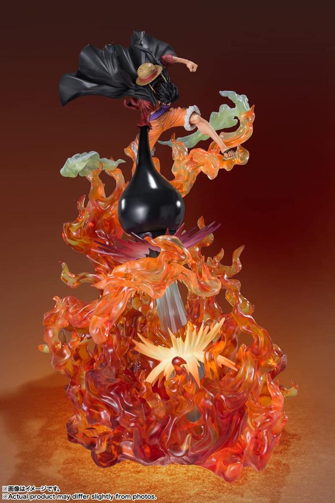 TAMASHII NATIONS Figuarts ZERO ONE PIECE Fierce Battle EXTRA BATTLE Monkey Luffy Hellfire Pistol 450mm ABS PVC Painted Complete Figure [Super