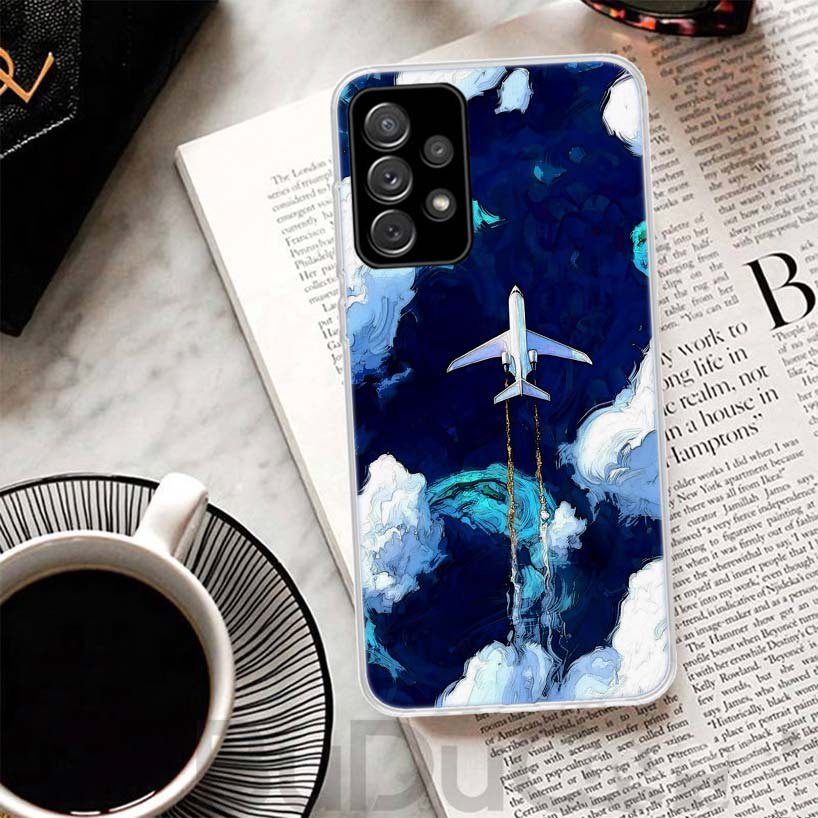 Aircraft Airplane Cool Cover For Samsung Galaxy A52 A42 A32 A22 A12 A50 A51 Phone Case A70 A71 A40 A41 A30S A31 A20E A21S A10S G