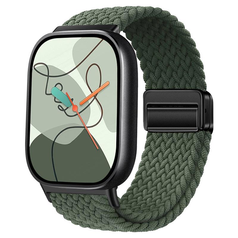 Magnetic Strap for Xiaomi Smart Mi Band 9 Pro/8 Pro Watch Band Comfortable Stretchable Braided Correa Redmi Watch 4 5 6 Brecelet