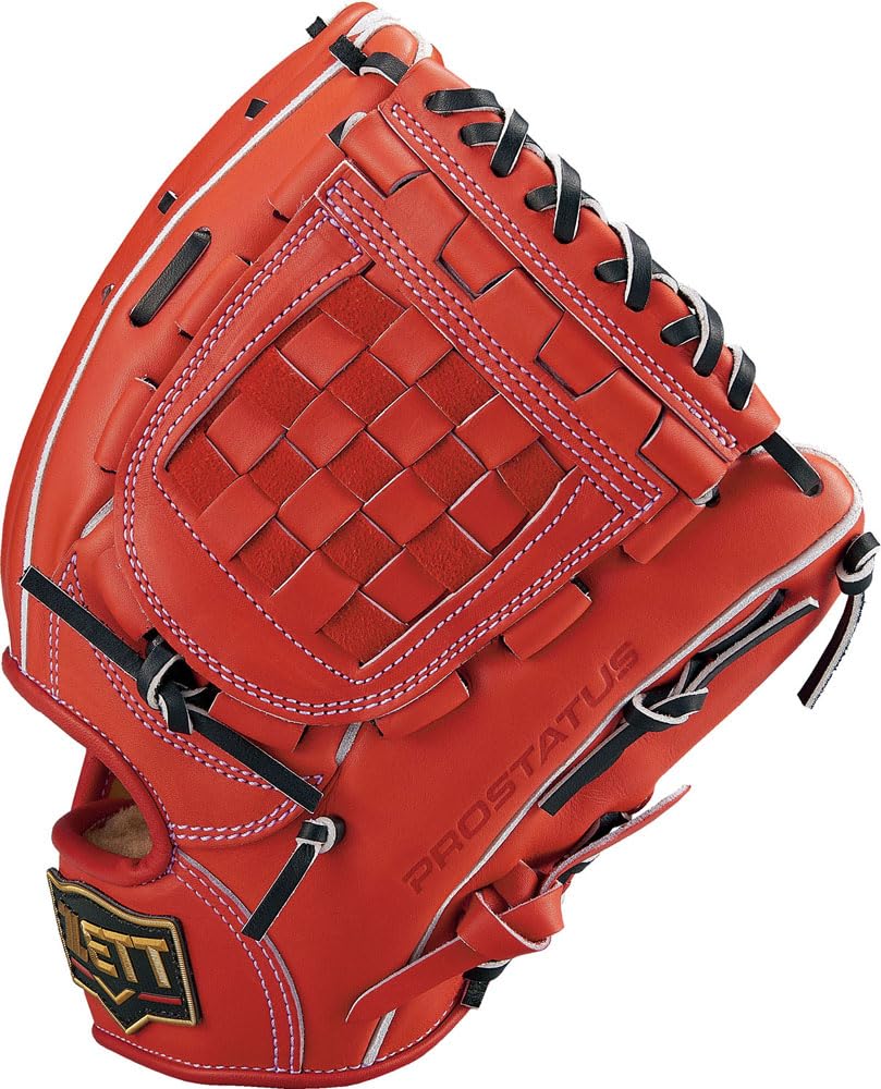 ZETT Pro Status SE Baseball Glove for Sosuke for Second and D (BPROG566S) Genda, Right-Handed Throw, Shortstop, Orange/Black