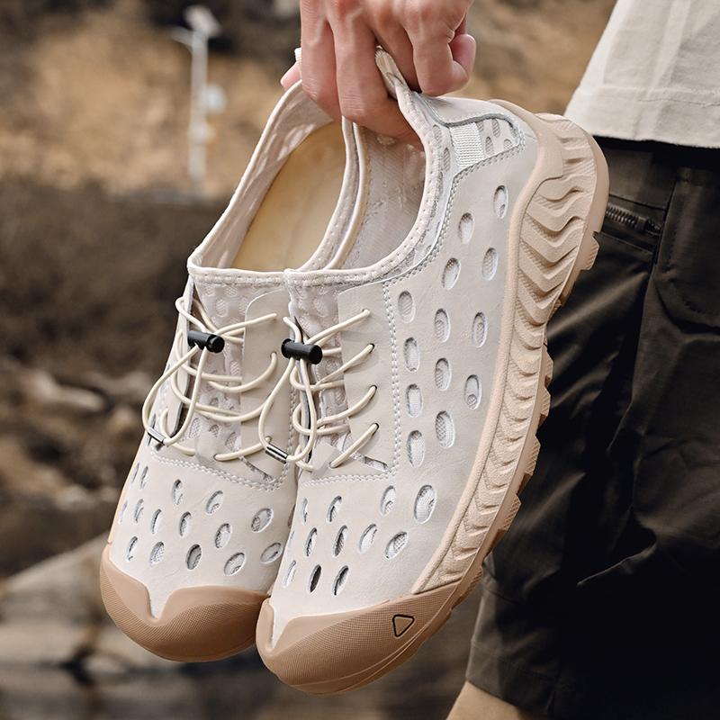 Summer Breathable Outdoor Casual Shoes Men Sneakers Antiskid Slip On Walking Shoes Moccasins Man Shoes