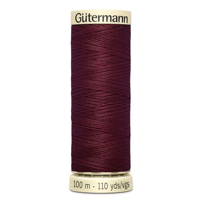 Set mit 5 Spulen 100m Garn 100% Polyester Gutermann Ref 788988 - Att 369 - Maulbeere