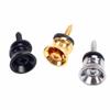 Pinos de travamento de correia de guitarra Pinos de travamento de botão de guitarra para violão acústico Guitarra elétrica Baixo 2 peças