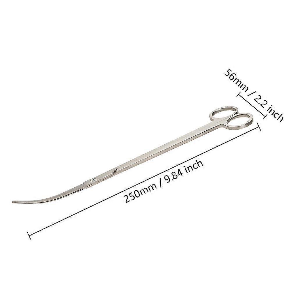 3 in 1 Stainless Steel Aquarium Tank Aquatic Plant Tweezers Scissors Tool Set for Fish Tank Plants