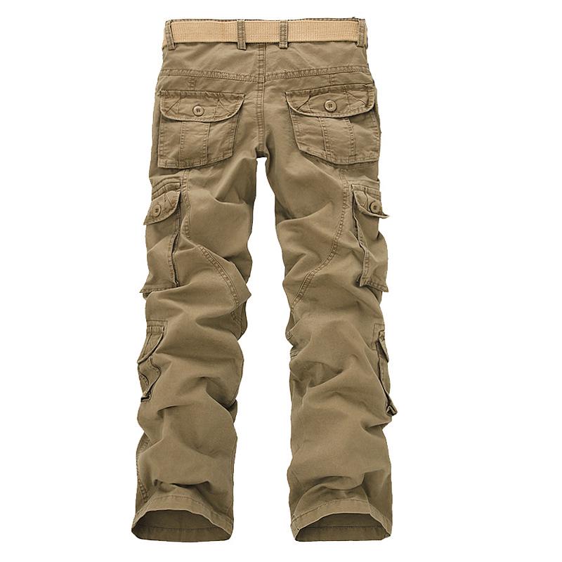 Men's Plus Size 8-Pocket Casual Outdoor Work Pants