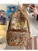 2025 Trendy Capybara Print Backpack: Cute, Fashionable, Versatile Double Shoulder Bag with Large Capacity for Students