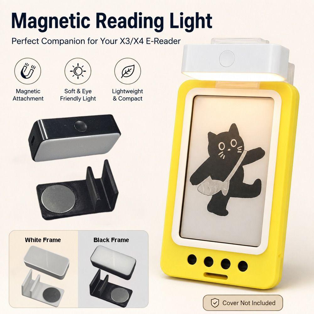 Magnetic Lamp Body E-Reader Accessories LED Lamp for XTEINK X3 X4 Reading Light Kit