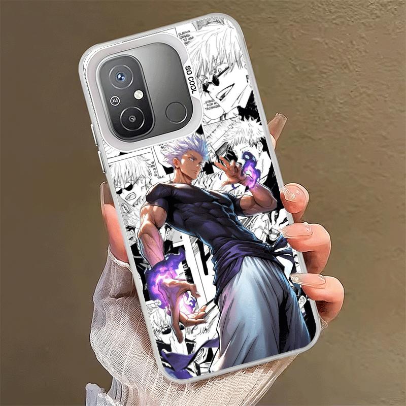 Anime Gojo Satoru JUJUSU Soft Phone Case for Xiaomi Redmi 15C 15 14C 13C 12C Poco X5 X6 X7 Pro X3 F8 F7 Ultra M8 13 12 Cover Bac