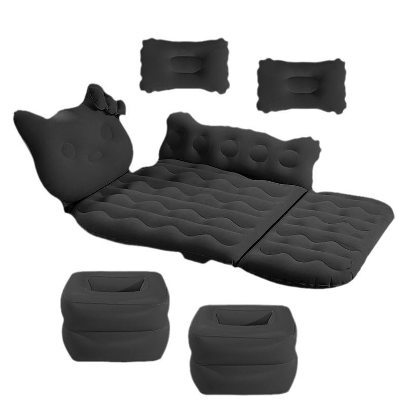 Car Inflatable Bed: 3/7 Split Folding Rear Seat Travel Mattress