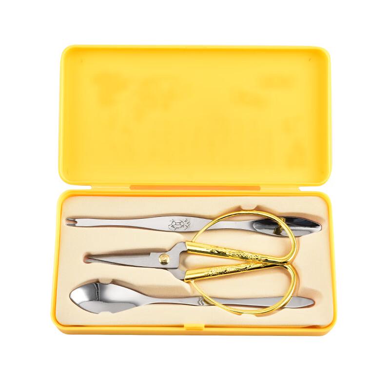 3-Piece Stainless Steel Crab Tool Set