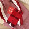 Big Red Mid-calf Wedding Socks for Men and Women, Symbolizing Wealth and Prosperity. Three-dimensional Creative New Year Socks with Text