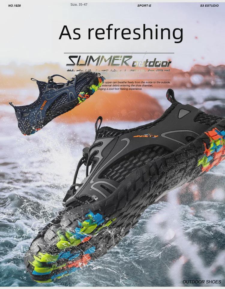 Men's Quick-Dry Sports Sandals: Ideal for Summer, Swimming, Fishing, and Beach Adventures.