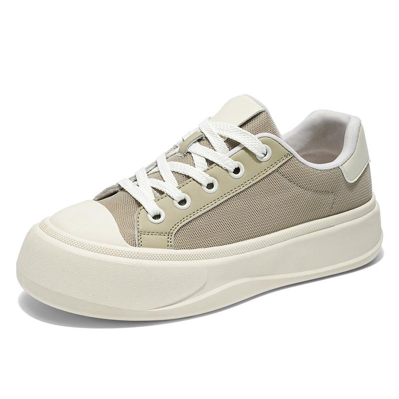 

Board shoes men s spring and autumn new cloth surface breathable casual trend thick sole adolescent student low top men s shoes trendy shoes 44