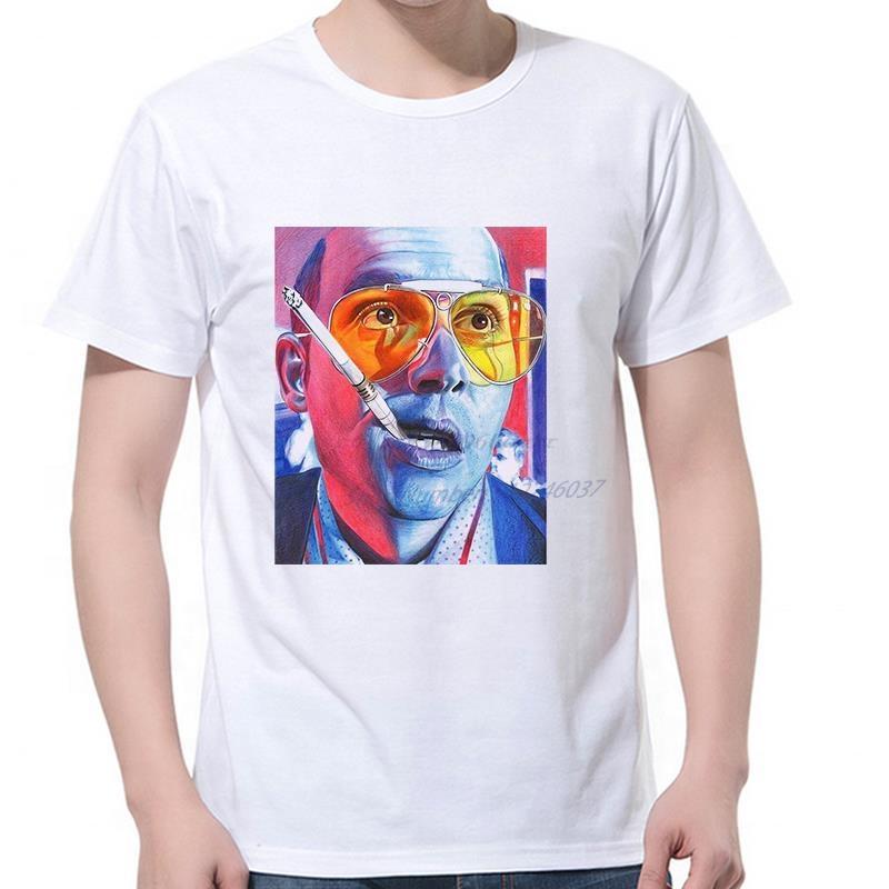 Fear And Loathing Las Vegas Hunter Thompson Dr Graphic T Shirts Summer New Shirts And Tshirts Cotton Short Sleeve Tshirts