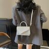 Fashion Texture Light Luxury New Small Square Bag Solid Color Versatile Casual Simple Portable Shoulder Messenger Bag