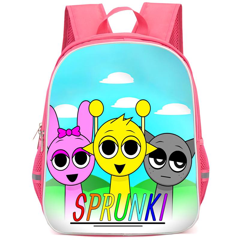 Rhythm Box Sprunki Hra Anime Batoh Studentský Školní Taška Počítačová Taška